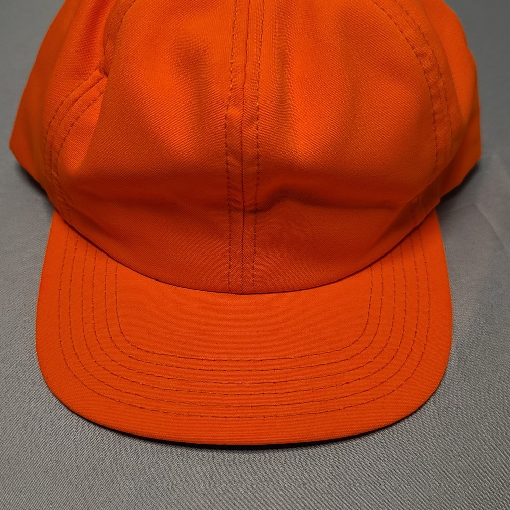 VTG Pro-Line Hunting Cap Mens Large Orange Vintage Made in USA Blaze Safety Hat